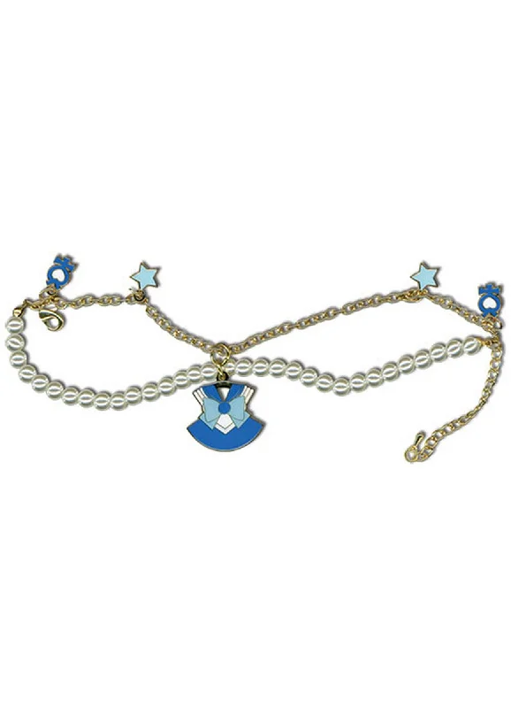 Bangles with sleek opal for iridescent charm -Sailor Moon R - Sailor Mercury Costume Bracelet