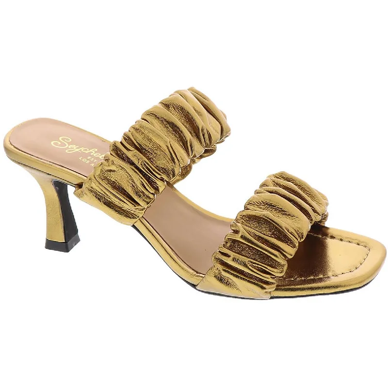 Casual sandals for women with arch support and lightweight construction-Sandals with decorative charms for a playful look -Seychelles Womens Leeward  Leather Dress Heels