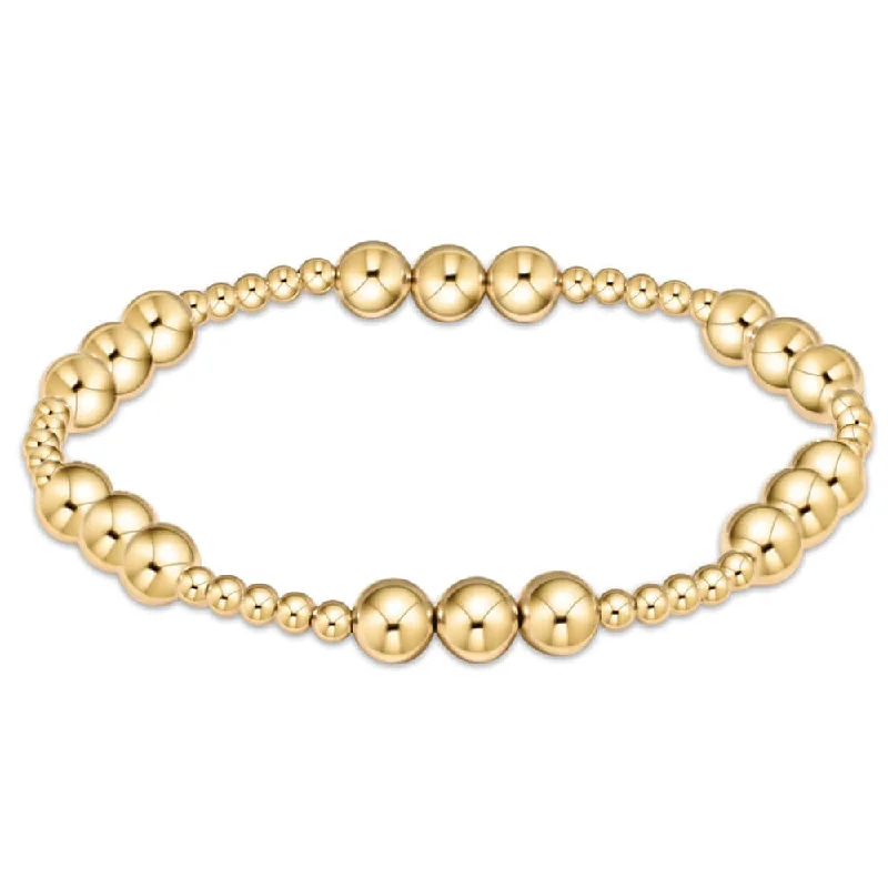 Bracelets with engraved constellations for stargazers -ENewton 6mm Classic Joy Gold Bracelet