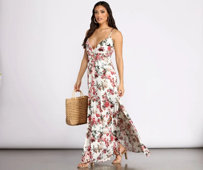 Maximalist Dresses for Bling -Floral Moment Maxi Dress