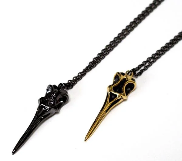 Best necklaces and pendants with silver chains for a sleek, timeless look-Hummingbird Skull Necklace