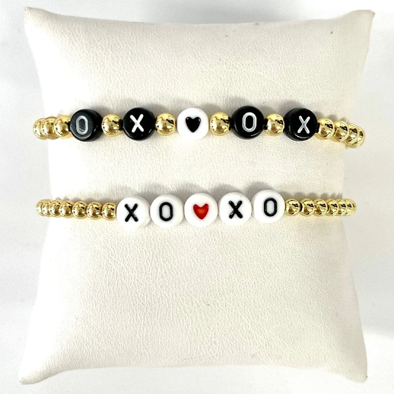 Bracelets with citrine stones for warm tones -XOXO Beaded Bracelets