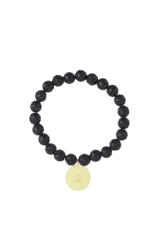 Bracelets with tourmaline gems for vibrant color -Turol Mala Bracelet - Black