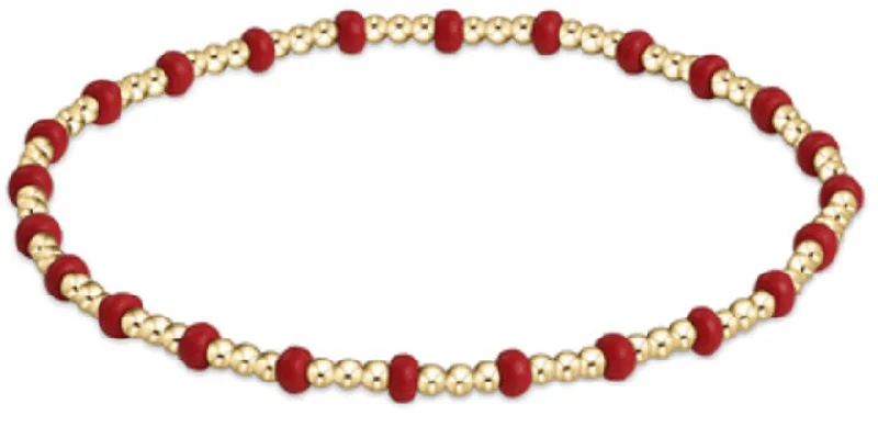 Bracelets with sapphire gems for blue sparkle -ENewton Game Day Hope Crimson Gold Sincerity Bracelet