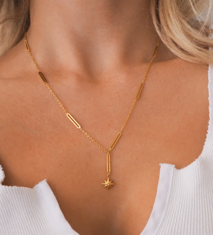 Elegant necklaces and pendants with gold chains for a chic, timeless appearance-Alessia Necklace