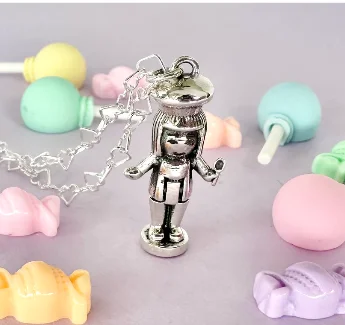 Stylish necklaces and pendants with diamonds for a glamorous and elegant look-Immediate Shipping Polly Pocket-Chef Belinda Necklace