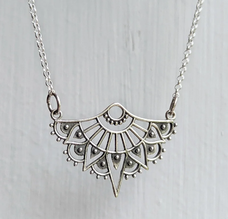 Best necklaces and pendants with rose gold for a warm and romantic appeal-Mandala Necklace