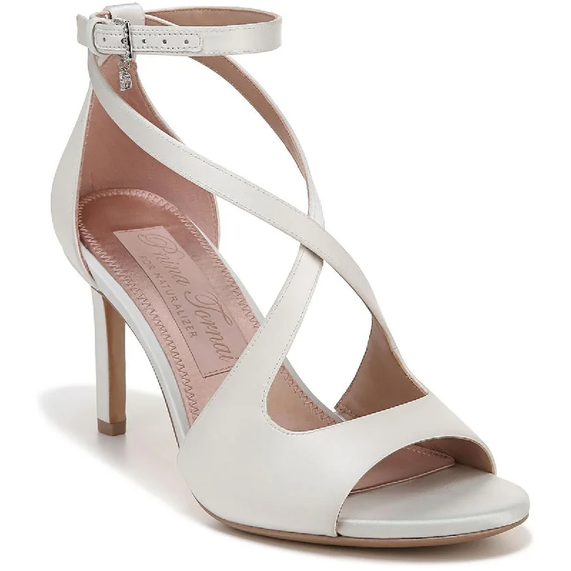 Stylish sandals for men with leather straps and simple yet sophisticated design-Sandals for water parks and aquatic activities -Pnina Tornai Womens Amor 2 Satin Ankle Strap Heels