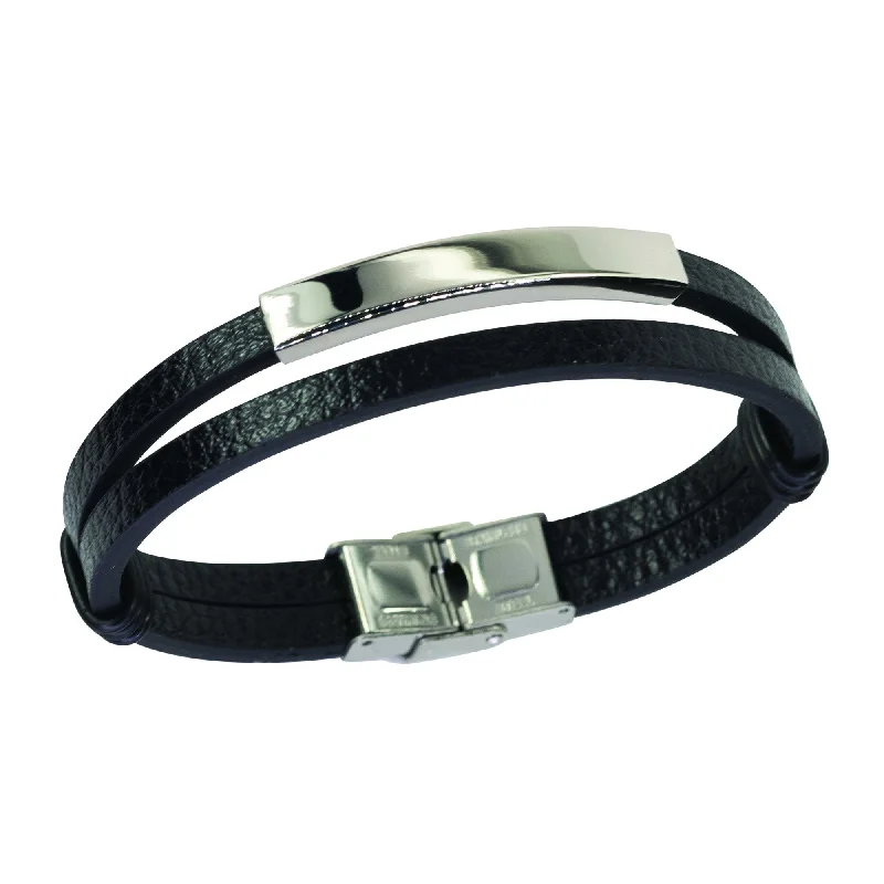 Bracelets with woven leather for rustic style -Park Avenue Bracelet Collection