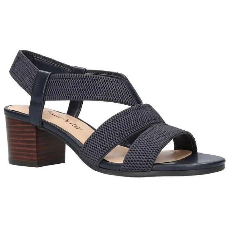 Comfortable sandals for women with wide fit options and soft cushioning for feet-Sandals with metallic finishes for a glamorous touch -Bella Vita Womens Jodi Casual Slip-on Block Heels