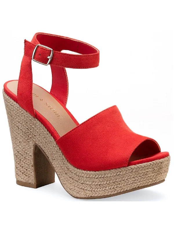 red microsuede