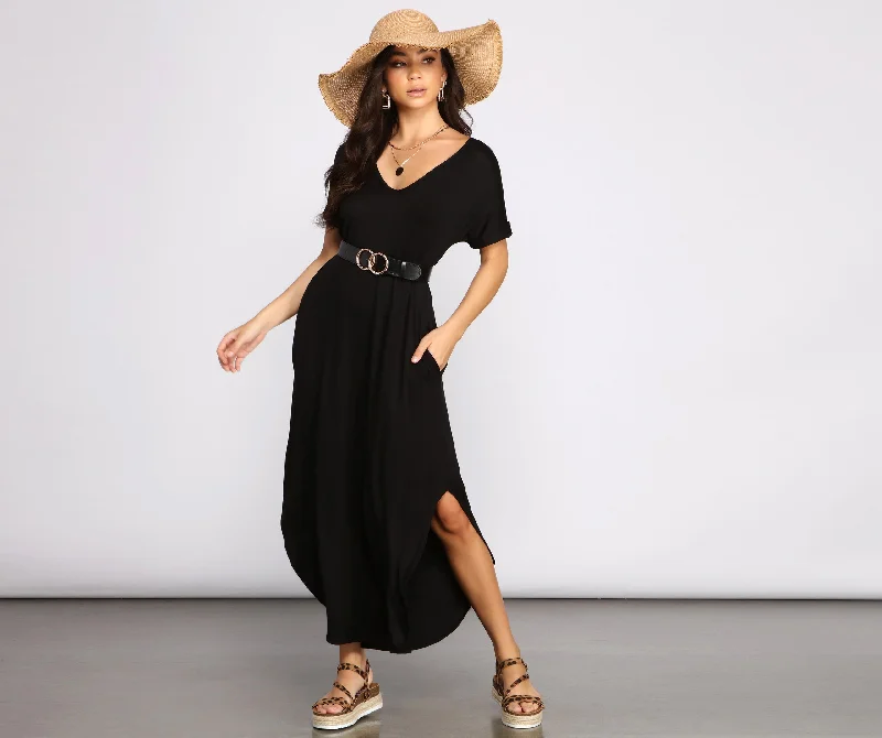 Formal Dresses for Occasions -A Casual-Chic Moment Maxi Dress