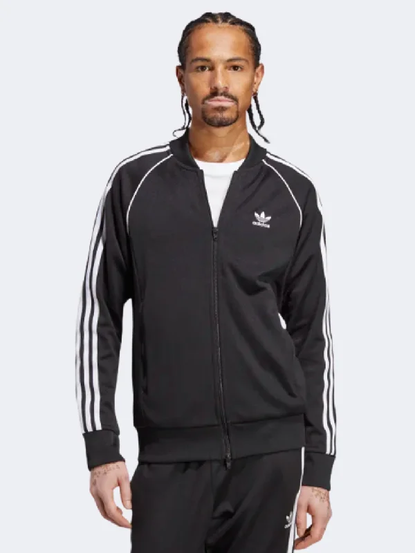 Camouflage Jackets for Utility -Adidas Classics Sst Track Men Original Jacket Black