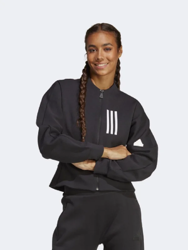 Windbreaker Jackets for Windy Days -Adidas Mission Victory Women Sportswear Jacket Black