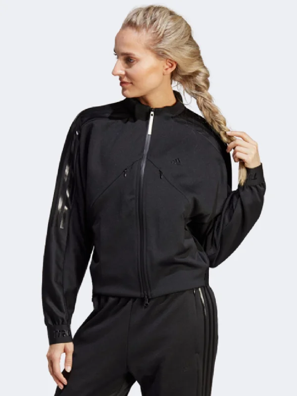 Reflective Jackets for Safety -Adidas Tiro Suit-Up Advanced Women Sportswear Jacket Black