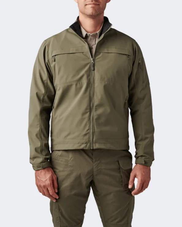 Business Jackets for Meetings -5-11 Brand Chameleon Softshell 2.0 Men Tactical Jacket Ranger Green 48373-186