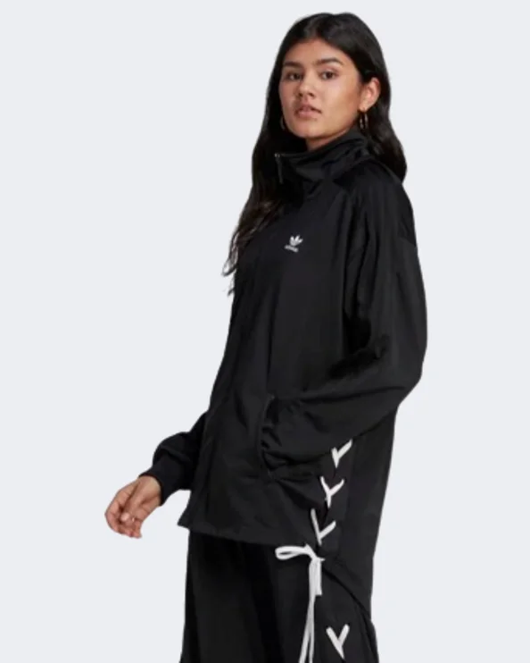 Camouflage Jackets for Utility -Adidas Always Original Laced Track Women Original Jacket Black Hk5071