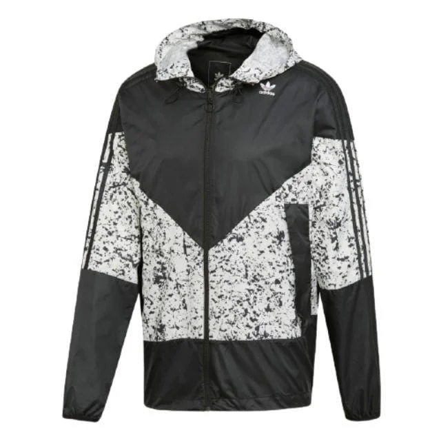 High School Jackets for Students -Adidas Pt3 Karkaj Windbreaker Men Original Jacket Black / Off White Dv1965