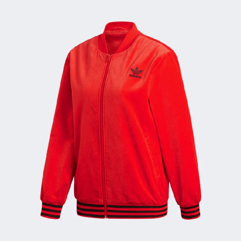 Leather Jackets for Stylish Look -Adidas V-Day Women Original Jacket Red