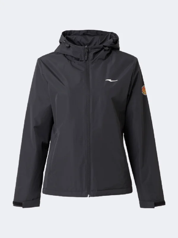 Recycled Jackets for Green -Erke High Performance Women Outdoor Jacket Black