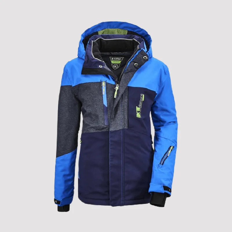 Trench Jackets for Classic Look -Killtec Glenshee Boys Skiing Jacket Neon Blue