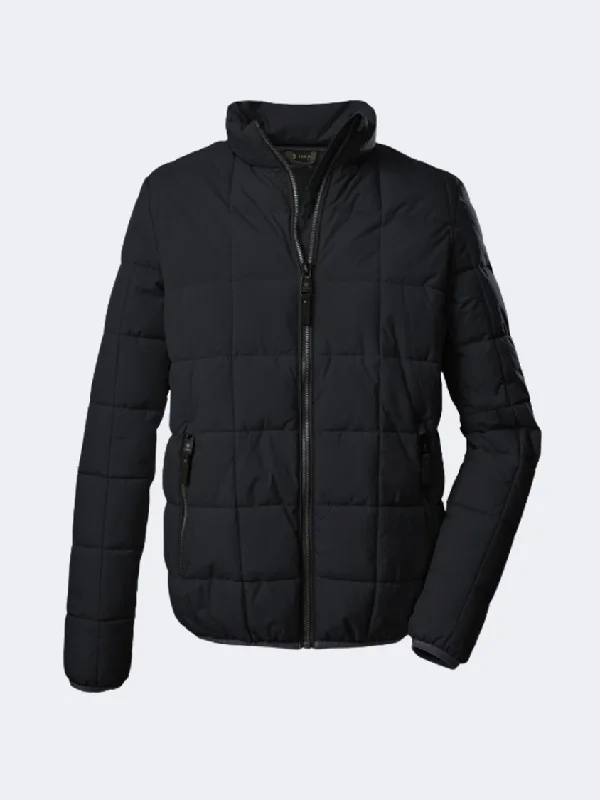 Striped Jackets for Fashion Look -Killtec Gw 41 Men Skiing Jacket Dark Navy