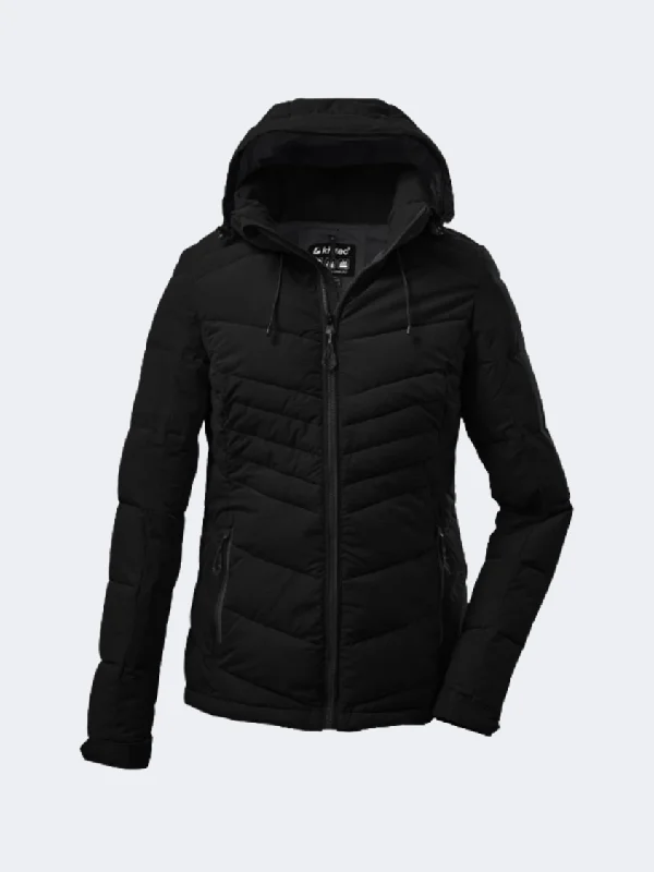 Green Jackets for Nature -Killtec Kow 149 Women Skiing Jacket Black