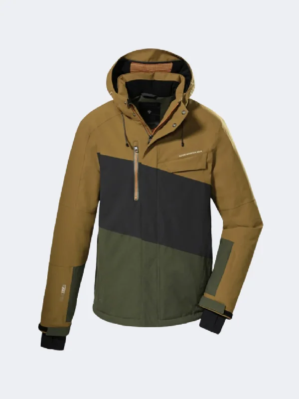 Windbreaker Jackets for Windy Days -Killtec Ksw 47 Men Skiing Jacket Bronze