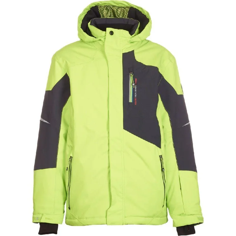 Abstract Jackets for Creative -Killtec Pendaro Boys Skiing Jacket Lime