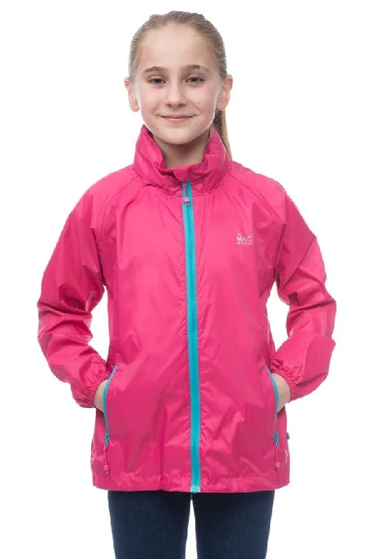 Yoga Jackets for Relaxation -Mac In A Sac Origin Neon Mini  Kids Performanc Jacket Neon Pink  Yy