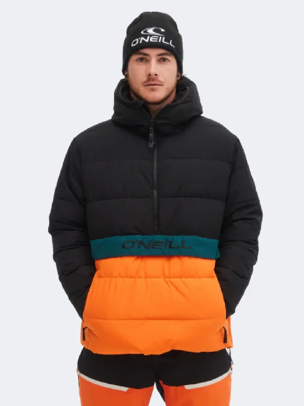 Cocktail Jackets for Elegant -O'Neill O'Riginals Puffer Men Lifestyle Jacket Black/Orange