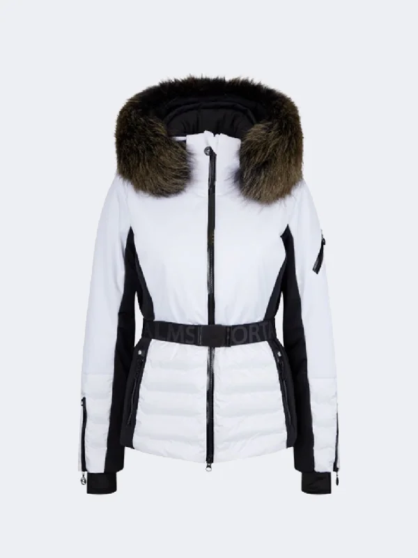 Birthday Jackets for Celebration -Sportalm Yusti Women Skiing Jacket White