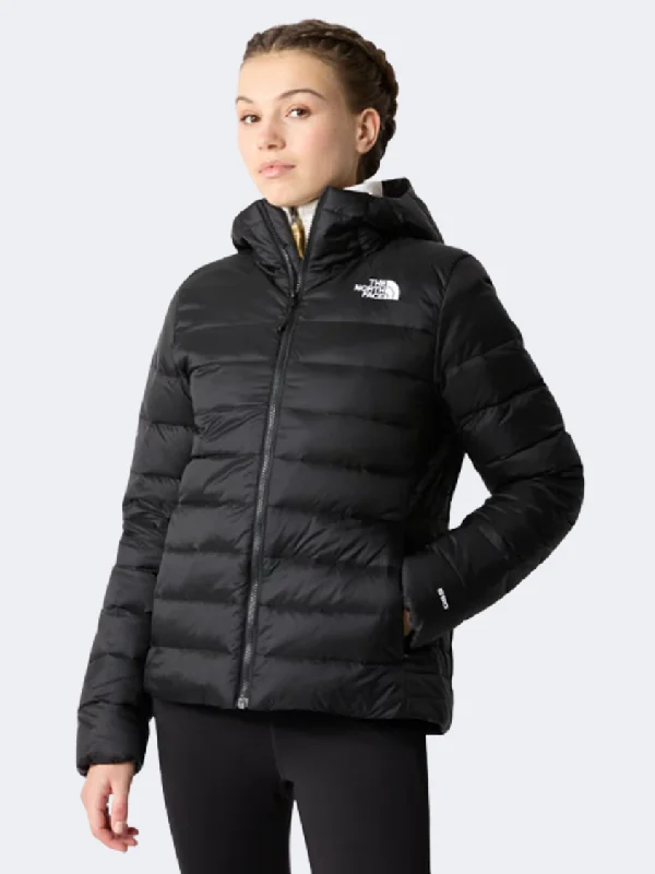 College Jackets for Campus -The North Face Aconcagua Hooded Down Women Hiking Jacket Black