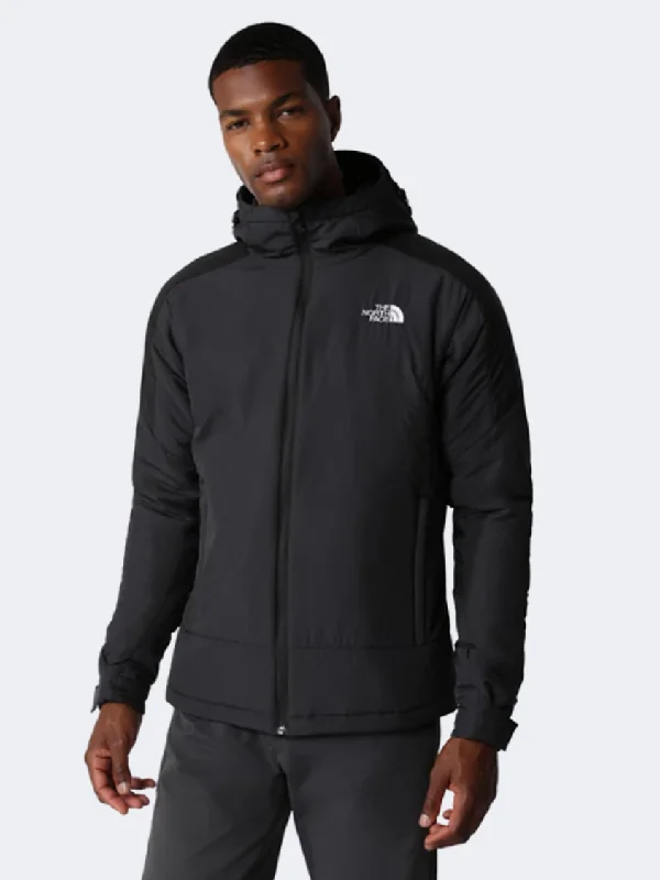 Team Jackets for Group Identity -The North Face Athletic Outdoor Circular Hybrid Insulated Men Hiking Jacket Grey/Black