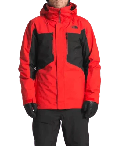 Gym Jackets for Workout -The North Face Clement Triclimate Men Lifestyle Jacket Red/Black