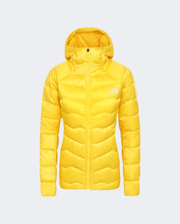 Beaded Jackets for Decoration -The North Face Impendor Down Women Hiking Jacket Vibrant Yellow