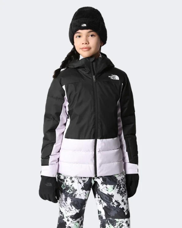 Solid Color Jackets for Simple -The North Face Pallie Down Girls Skiing Jacket Lavender Fog Nf0A7Un56S11