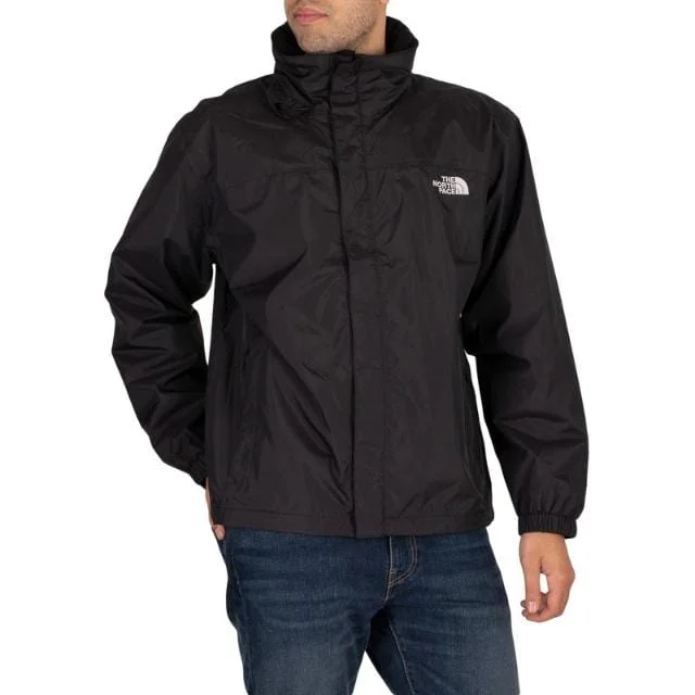 Biker Jackets for Edgy Style -The North Face Resolve Men Hiking Jacket Black