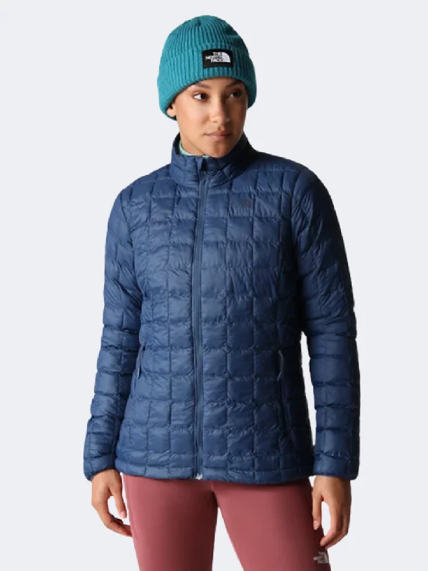 Red Jackets for Statement -The North Face Thermoball™ Eco Hooded Women Lifestyle Jacket Shady Blue Nf0A5Gldhdc1