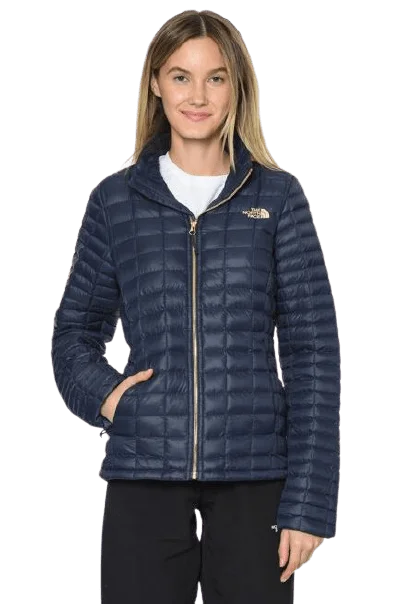 Purple Jackets for Elegant -The North Face Thrmbll Fz Women Hiking Jacket Navy