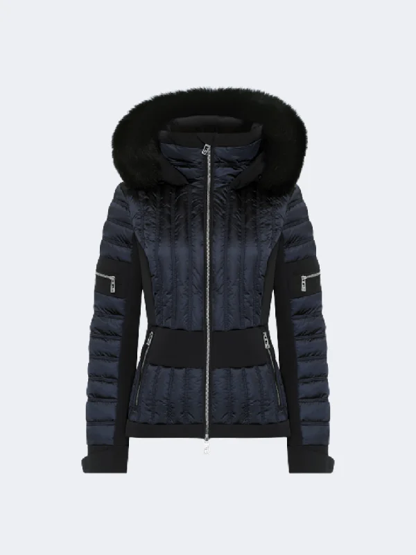 Trench Jackets for Classic Look -Toni Sailer Bella Splendid Women Skiing Jacket Midnight