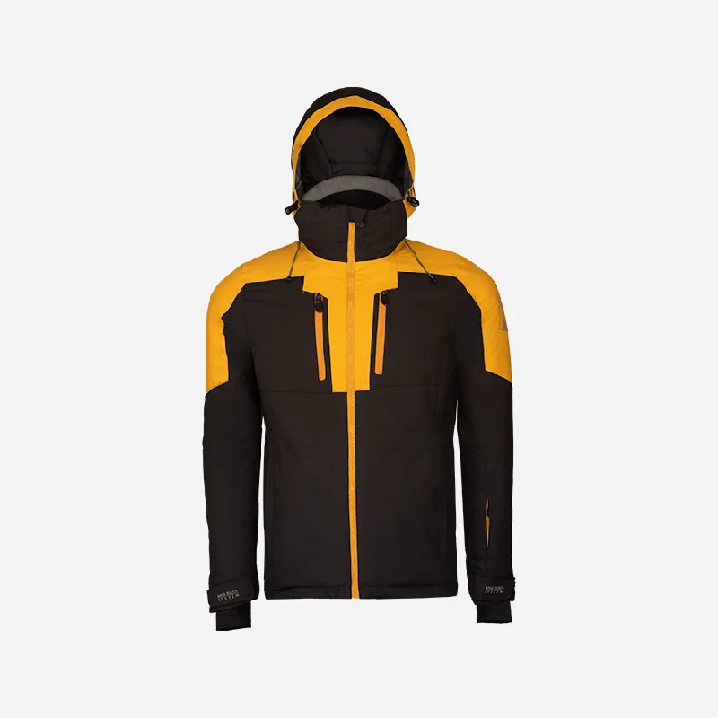 Wool Jackets for Cozy Feelings -TopTen  Men Skiing Jacket Citron/Black