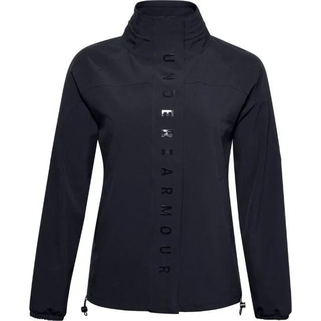 High-End Jackets for Exclusivity -Under Armour Recover Woven Jacket Women Training Jacket Black Ua1351928-001